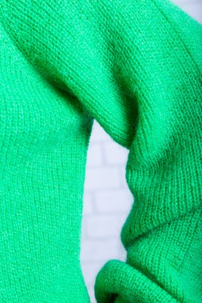 
Оригинальный свитер оверсайз зеленого цвета, производство Serianno Турция. Покр. . фото 5