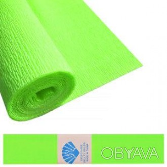 Креп-бумага светло-зеленый 50*200см 17г/м2 ST02333. . фото 1