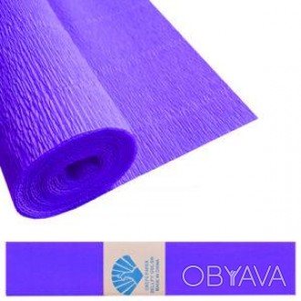 Креп-бумага фиолетовый 50*200см 17г/м2 ST02329. . фото 1