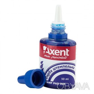 Штемпельная краска Axent предназначена для автоматических и обычных штампов, печ. . фото 1
