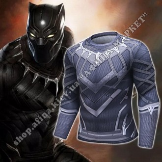 Купить Rashguard + леггинсы для мужчин. Рашгард мужской с длинным рукавом Panter. . фото 5