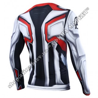 Купить Rashguard + леггинсы для детей. Рашгард с длинным рукавом Avengers Quantu. . фото 6