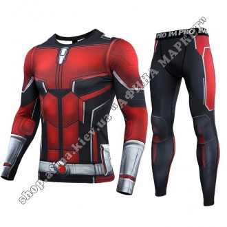 Купить Rashguard + леггинсы для детей. Рашгард с длинным рукавом Avengers Ant Ma. . фото 5