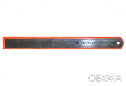 Лінійка металева 30 см ООПТ 8003*
 
Вид товару: лінійка
Матеріал: метал
Форма: п. . фото 1