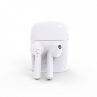 Бездротові блютуз навушники i7 Mini TWS з боксом для зарядки White. Київ. фото 1 Бездротові блютуз навушники i7 Mini TWS з боксом для зарядки White. Київ. фото 1