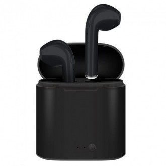 Бездротові блютуз навушники i7 Mini TWS з боксом для зарядки (Black). Київ. фото 1 Бездротові блютуз навушники i7 Mini TWS з боксом для зарядки (Black). Київ. фото 1