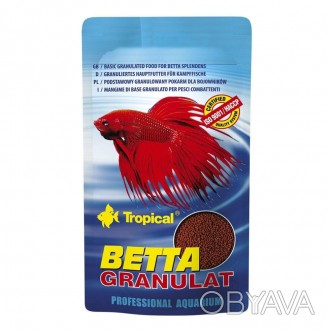 Betta Granulat - это полноценный гранулированный корм для петушков и других лаби. . фото 1