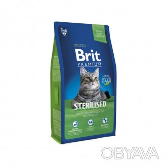 Сухой корм Brit Premium Cat Sterilized 8 кг для стерилизованных кошек.Изысканная. . фото 1