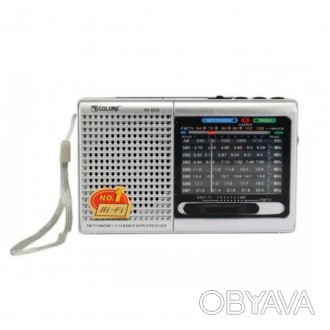 Радиоприемник всеволновой портативный RX-6622 аккустический Радиоприемник воспро. . фото 1
