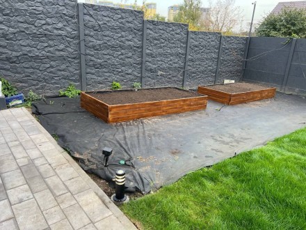 Высокие грядки. Огород. Кадки из дерева. Грядки. Клумби. Голандські грядки. Киев. фото 1