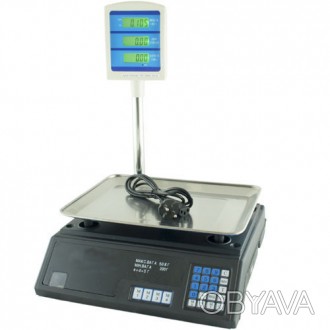 Весы торговые DOMOTEC MS-308 с максимальным пределом взвешивания до 50 кг, дискр. . фото 1