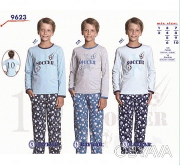 Пижама для мальчика Арт 9623
Пижама для мальчика Soccer
Состав: 95% хлопок 5% эл. . фото 1