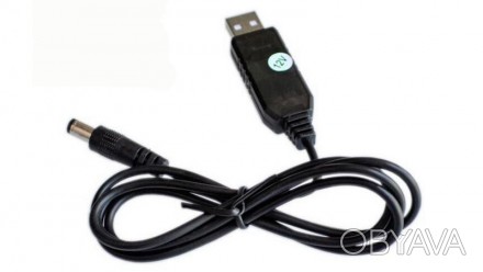 Повышающий переходник кабель USB 5V to DC 5.5*2.1 Если напряжение составляет 12 . . фото 1