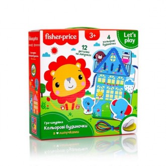 Гра розвиваюча Fisher Price Кольорові будиночки Укр Vladi Toys. Одеса. фото 1 Гра розвиваюча Fisher Price Кольорові будиночки Укр Vladi Toys. Одеса. фото 1