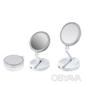 Зеркало с подсветкой myFoldAway MIRROR для макияжа предназначено для женщин, заб. . фото 1