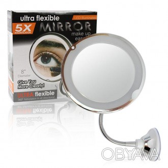 Зеркало с подсветкой для макияжа предназначено для женщин, которые любят заботит. . фото 1