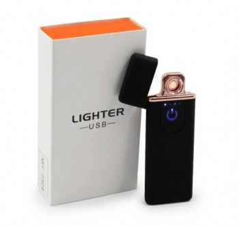 Спиральная сенсорная электрическая USB зажигалка Lighter Черная. Днепр. фото 1 Спиральная сенсорная электрическая USB зажигалка Lighter Черная. Днепр. фото 1