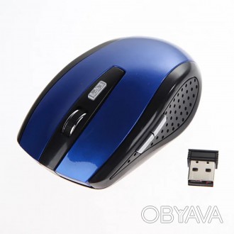 Компьютерная беспроводная USB мышь G-109 имеет стильный дизайн и удобную эргоном. . фото 1