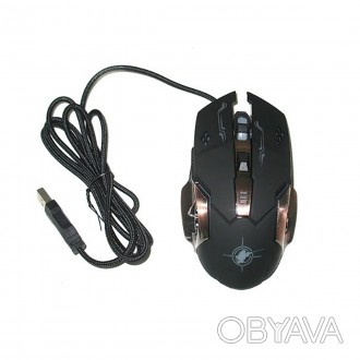 Игровая компьютерная мышь Keywin X6, проводная – стильный и функциональный девай. . фото 1