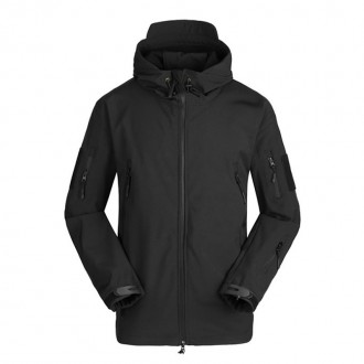 Тактическая куртка Soft Shell Lesko A001 Black 3XL мужская влагозащищенная ветро. Запорожье. фото 1 Тактическая куртка Soft Shell Lesko A001 Black 3XL мужская влагозащищенная ветро. Запорожье. фото 1