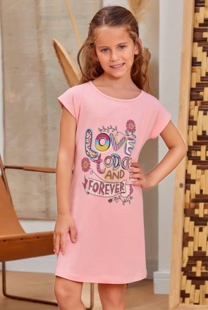 Сорочка для девочки Baykar Арт. 9114-515
Состав: 95% хлопок 5% эластан
Цвет: 515. . фото 2