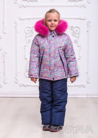 Зимний комбинезон для девочки
Куртка
верх ― плащевка,
низ- флис, (есть на подсте. . фото 1