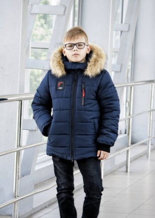 Зимняя куртка на мальчика “Классик”
р-р 30-40 
рост 122 -152 см
Температурный ре. . фото 2