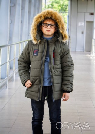 Зимняя куртка на мальчика “Классик”
р-р 30-40 
рост 122 -152 см
Температурный ре. . фото 1