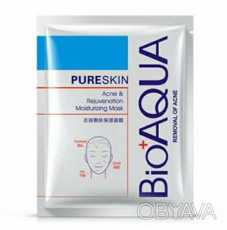 Маска для лечения акне BIOAQUA Pure Skin Acne & Rejuvenation Moisturizing Mask
М. . фото 1