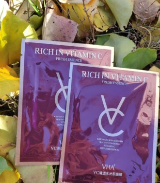 Тканевая Маска для лица VHA Rich in vitamin C. Онуфріївка. фото 1