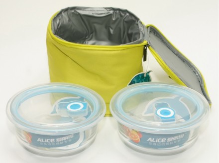 Термосумка +2судочка на 650мл стекло микроволновка. Одесса. фото 1