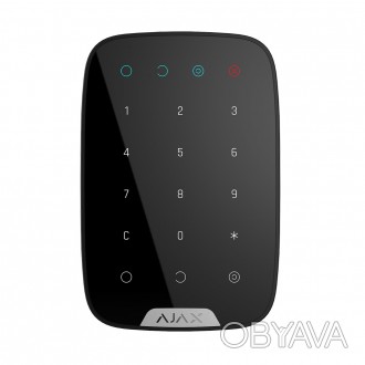 
	Беспроводная сенсорная клавиатура Ajax KeyPad черная используется для управлен. . фото 1