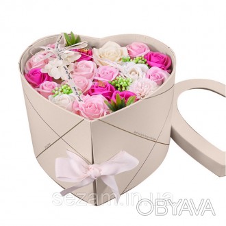 Набор с цветами из мыла от — лучший подарок для любимых
Подарить розы, но в инте. . фото 1