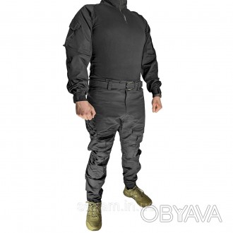 Костюм тактический Lesko A751 Black XL (36 р) для военных мужской армейский