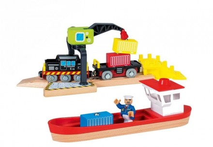 Порт 12 елементів для дерев'яної залізниці PlayTive (Brio, Eichhorn, IKEA Lillabo) NEW. Кривий Ріг. фото 1 Порт 12 елементів для дерев'яної залізниці PlayTive (Brio, Eichhorn, IKEA Lillabo) NEW. Кривий Ріг. фото 1