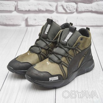 Мужские зимние кожаные ботинки Puma model-410 ,размеры 40,41,42,43,44,45
Стильны. . фото 1