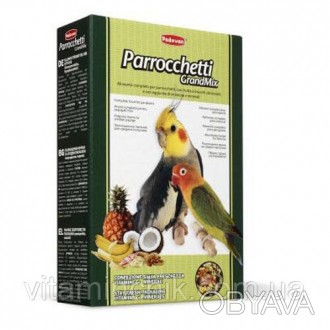 Повседневный корм Padovan GrandMix Parrocchetti для средних попугаев, 850 г
Повс. . фото 1