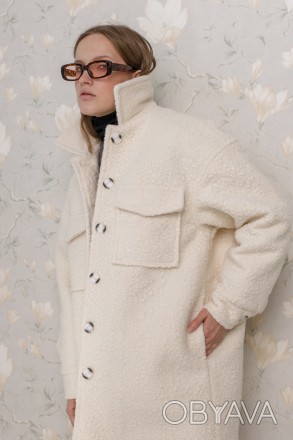 Женское пальто Stimma Лорен. Это стильная теплая модель станет превосходной осно. . фото 1