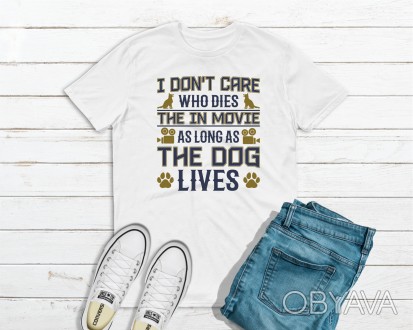 Футболка с печатью для мужчин Dogs (XS, S, M, L, XL, XXL ).
- В наличии есть муж. . фото 1