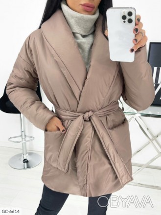 Женская Куртка синтепон 200 42-44, 46-48
Цвет: чёрный, серый, кофейный, бежевый,. . фото 1