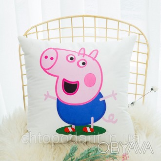 Подушка декоративная мультгерой "Свинка" - это прекрасная идея для подарка ребен. . фото 1