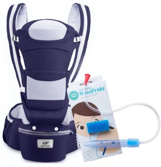 Хипсит кенгуру переноска Baby Carrier 6 в 1 Темно-Синий + Детский назальный аспи. Киев. фото 1 Хипсит кенгуру переноска Baby Carrier 6 в 1 Темно-Синий + Детский назальный аспи. Киев. фото 1