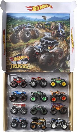 Monster Truck 12-Packs идеально подходят для мега-крушений и крушений прямо из к. . фото 1