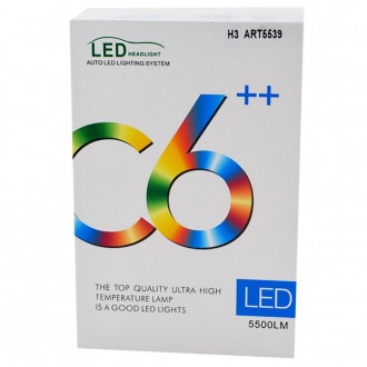 Описание Комплекта автомобильных LED ламп C6 H3 5539
Комплект автомобильных LED . . фото 6