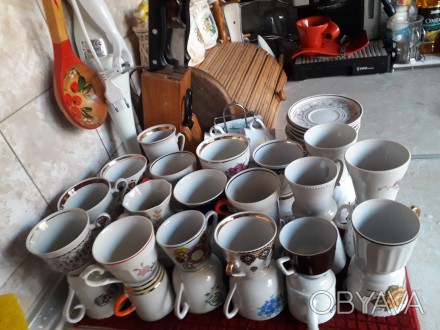 Продам коллекцию чашек, 37 комплектов кофейных чашек для коллекционера( чашки с . . фото 1