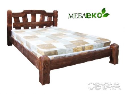 Ліжко під старовину з натурального дерева "Хуторок".
Виготовлена ​​з . . фото 1
