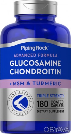 Piping Rock'S Advanced Triple Strength Glucosamine Chondroitin MSM Plus Turmeric. . фото 1