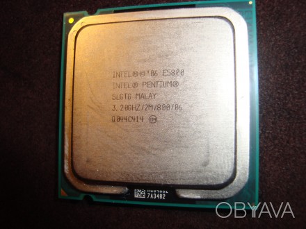 Intel Pentium E5800 сокет 775 в отличном рабочем состоянии для настольных компью. . фото 1