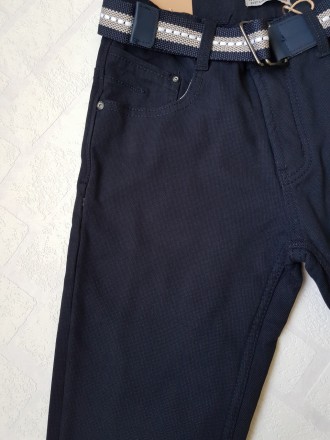 Котоновые утепленные брюки для мальчика классического покроя.
Ткань с антистатич. . фото 6