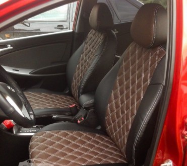 Чехлы в салон автомобиля ГАЗ Газель (GAZ Gazelle) 1+2 на передние сидения, модел. . фото 7